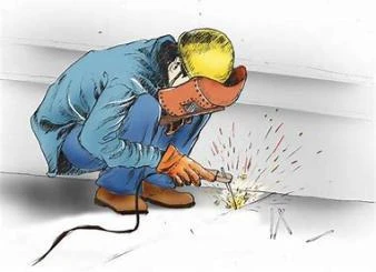 Welder strikes arc causing explosion in stern cabin