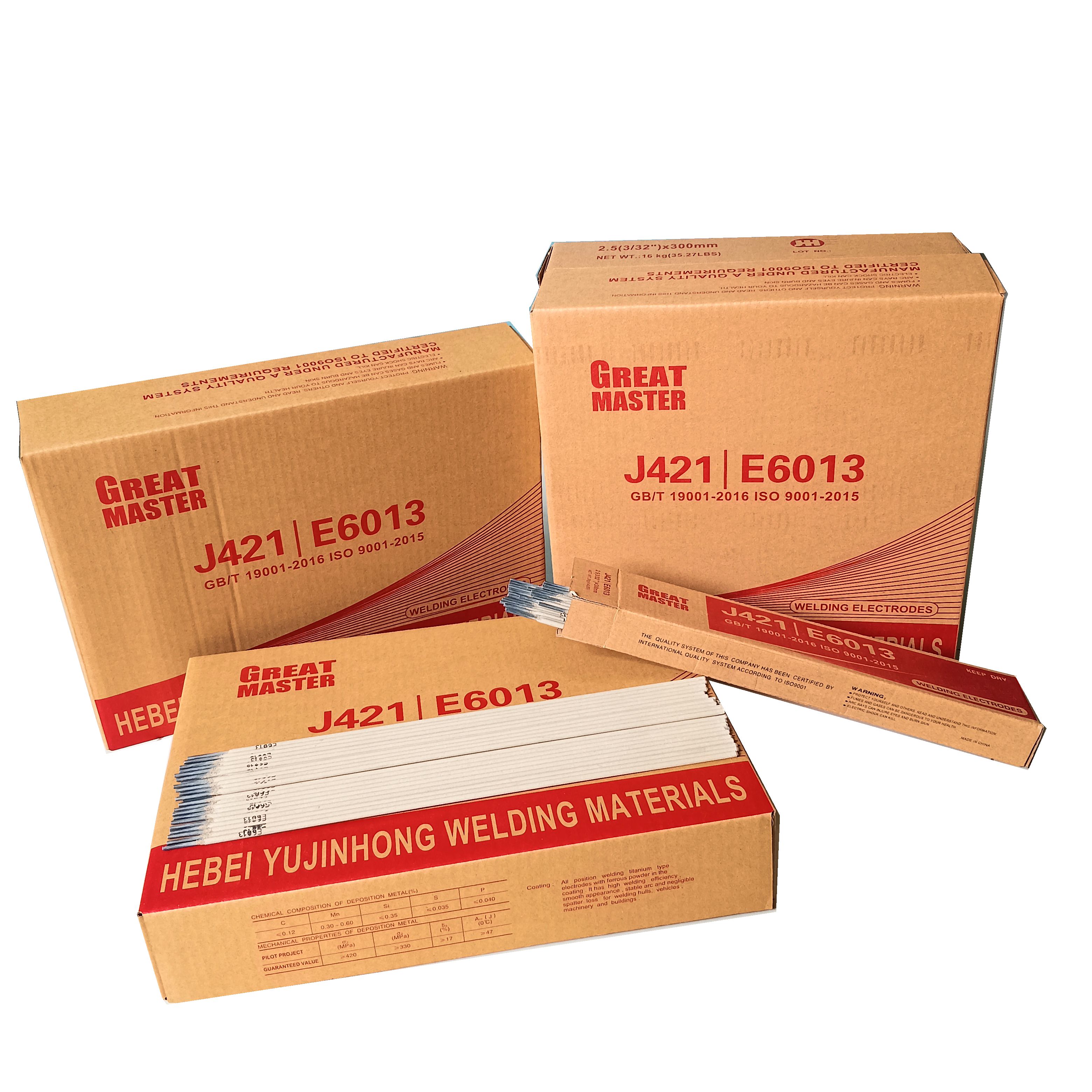 China welding rod 6013 welding electrodes aws e6013
