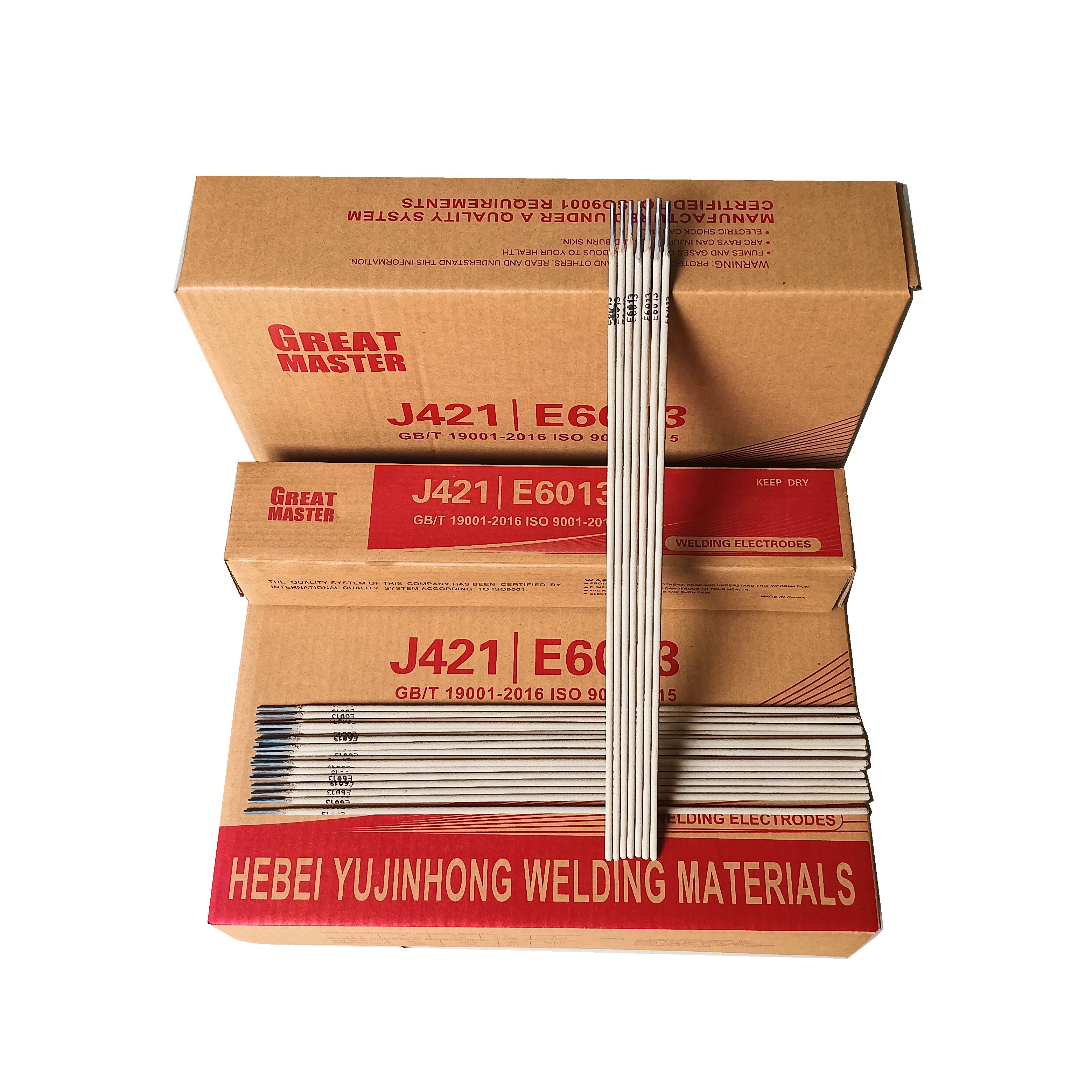 China welding rod 6013 welding electrodes aws e6013