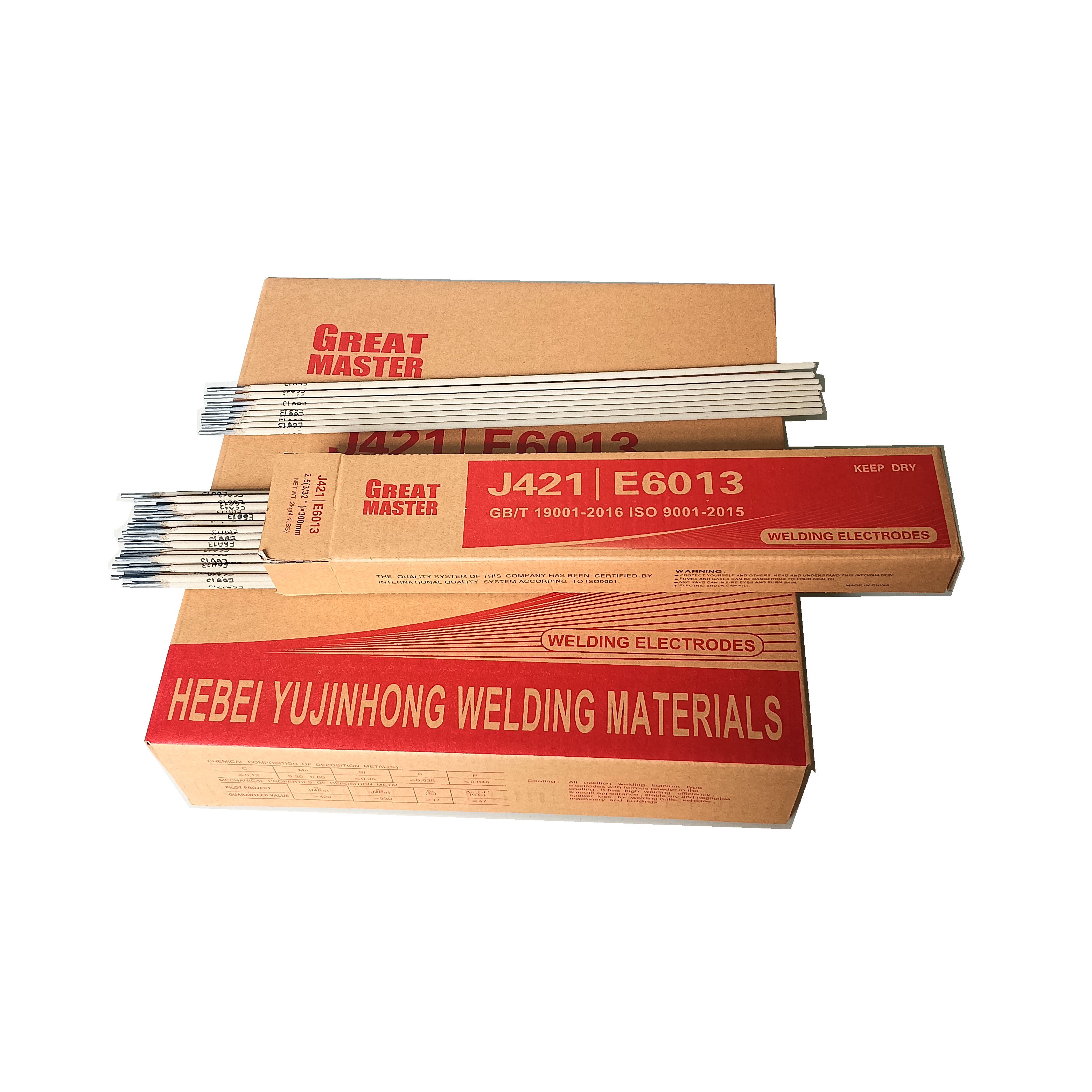 2.0mm (5/64”) E6013 Welding rod Electrodes Manufacture